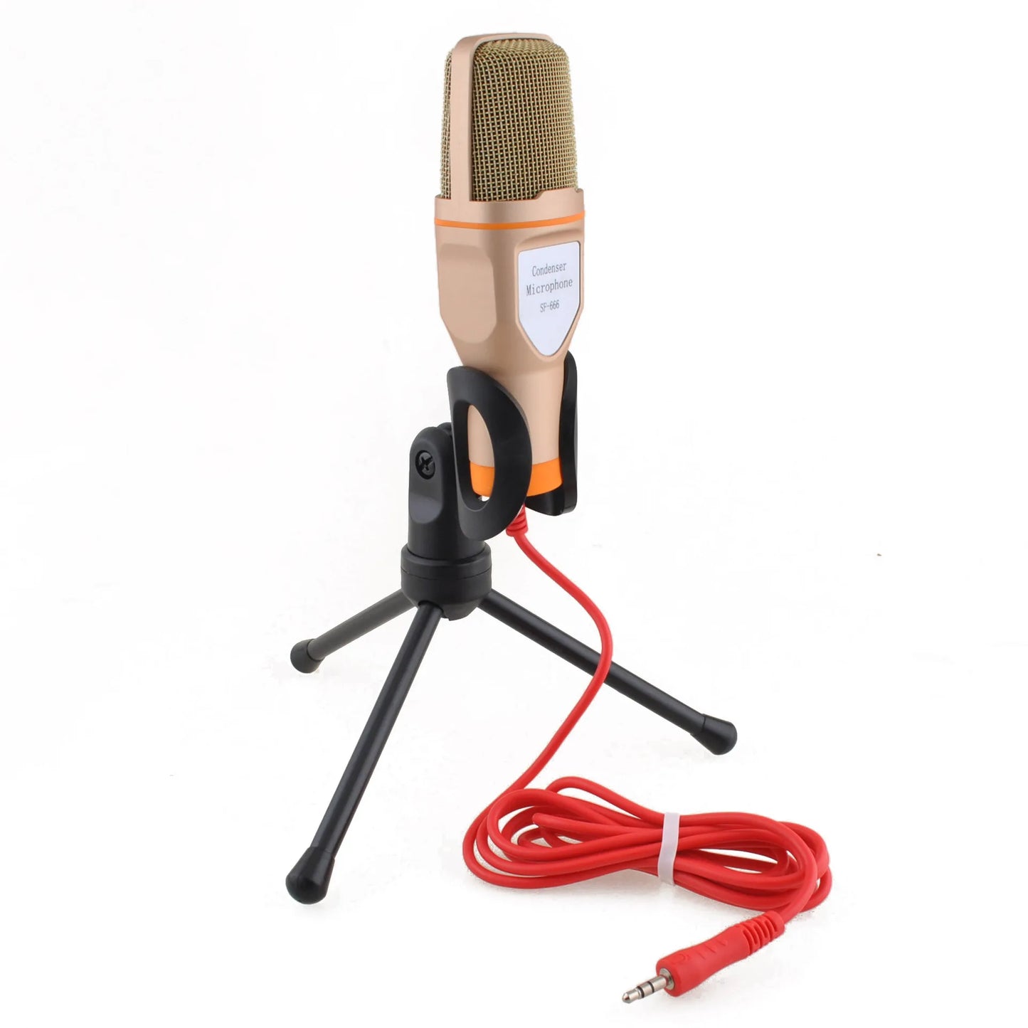 3.5mm Audio Wired Stereo Microfono con supporto