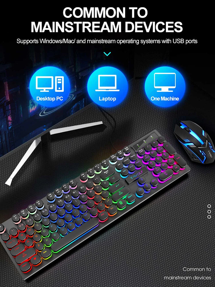 Tastiera gaming tasti rotondi