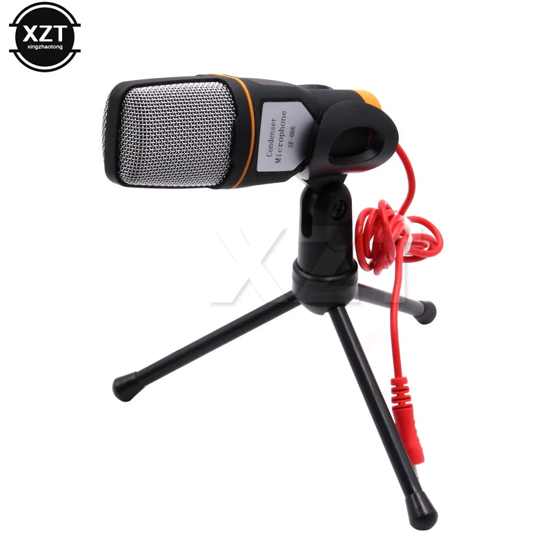 3.5mm Audio Wired Stereo Microfono con supporto
