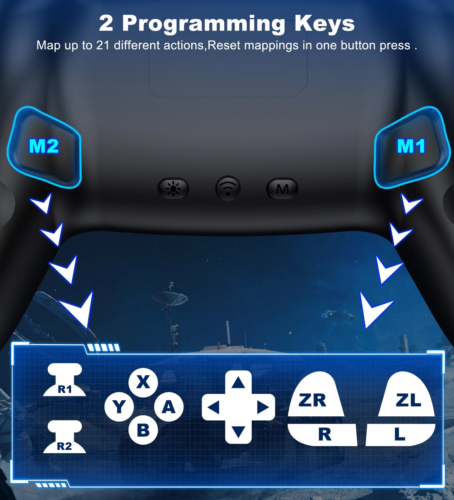 NC301 RGB Wireless Controller Bluetooth