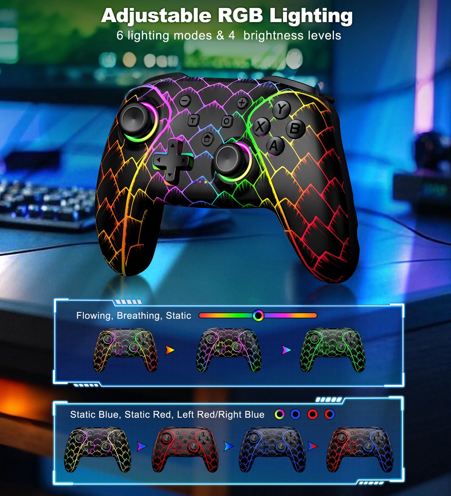 NC301 RGB Wireless Controller Bluetooth