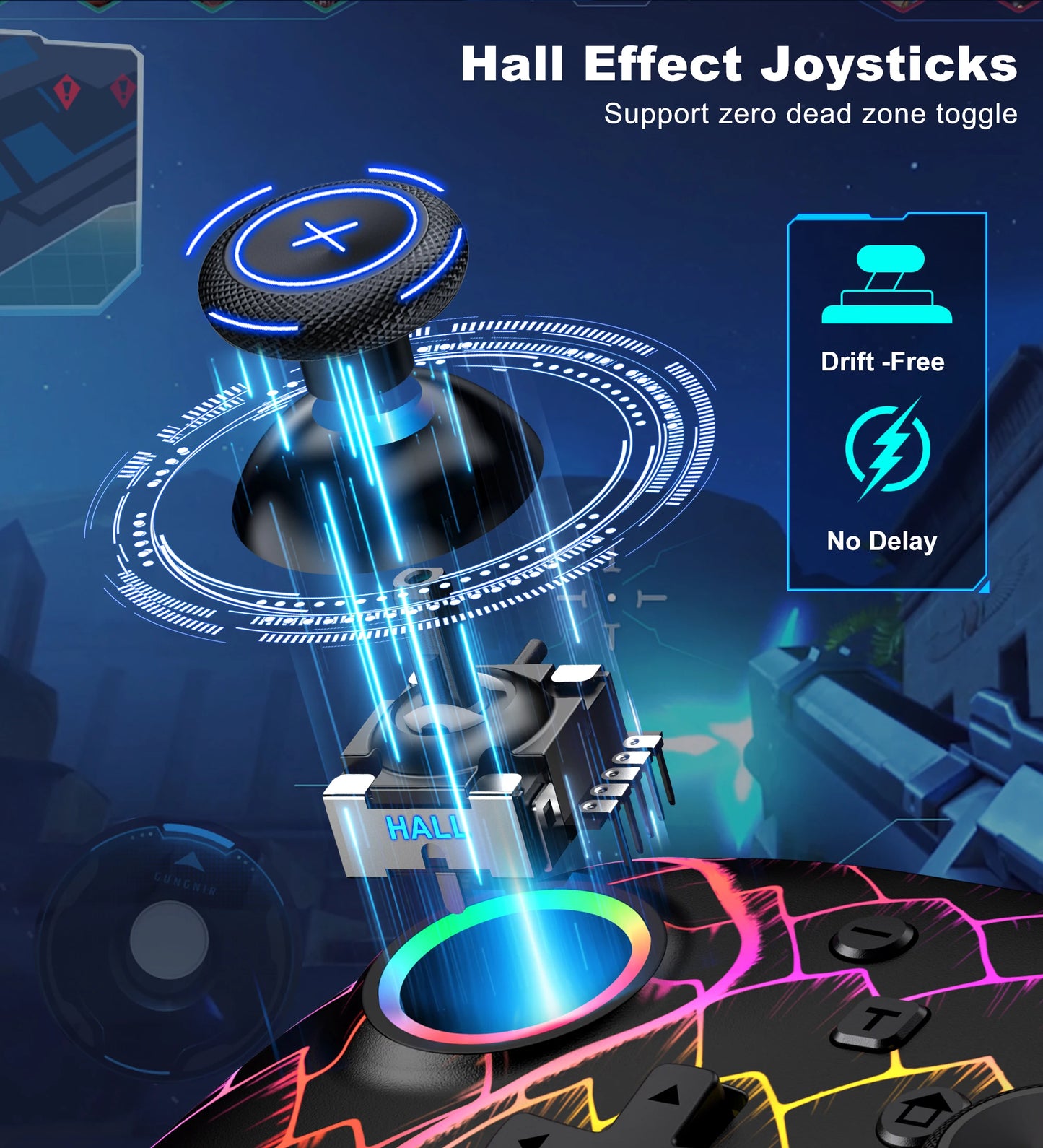 NC301 RGB Wireless Controller Bluetooth