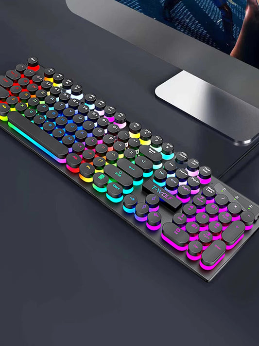 Tastiera gaming tasti rotondi