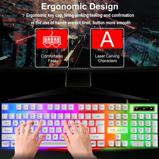 Set tastiera e mouse RGB